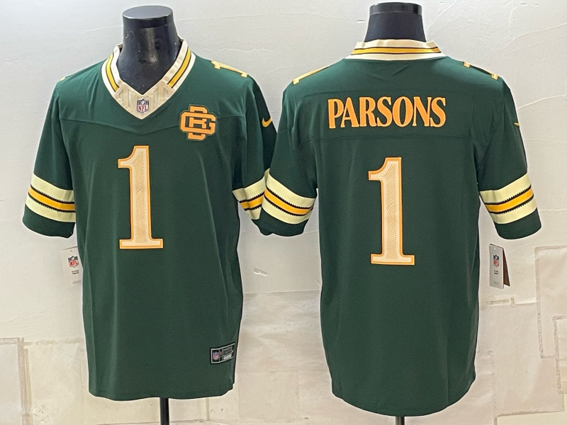 Men Green Bay Packers #1 Parsons green 2026 Nike NFL Jersey 101603->green bay packers->NFL Jersey